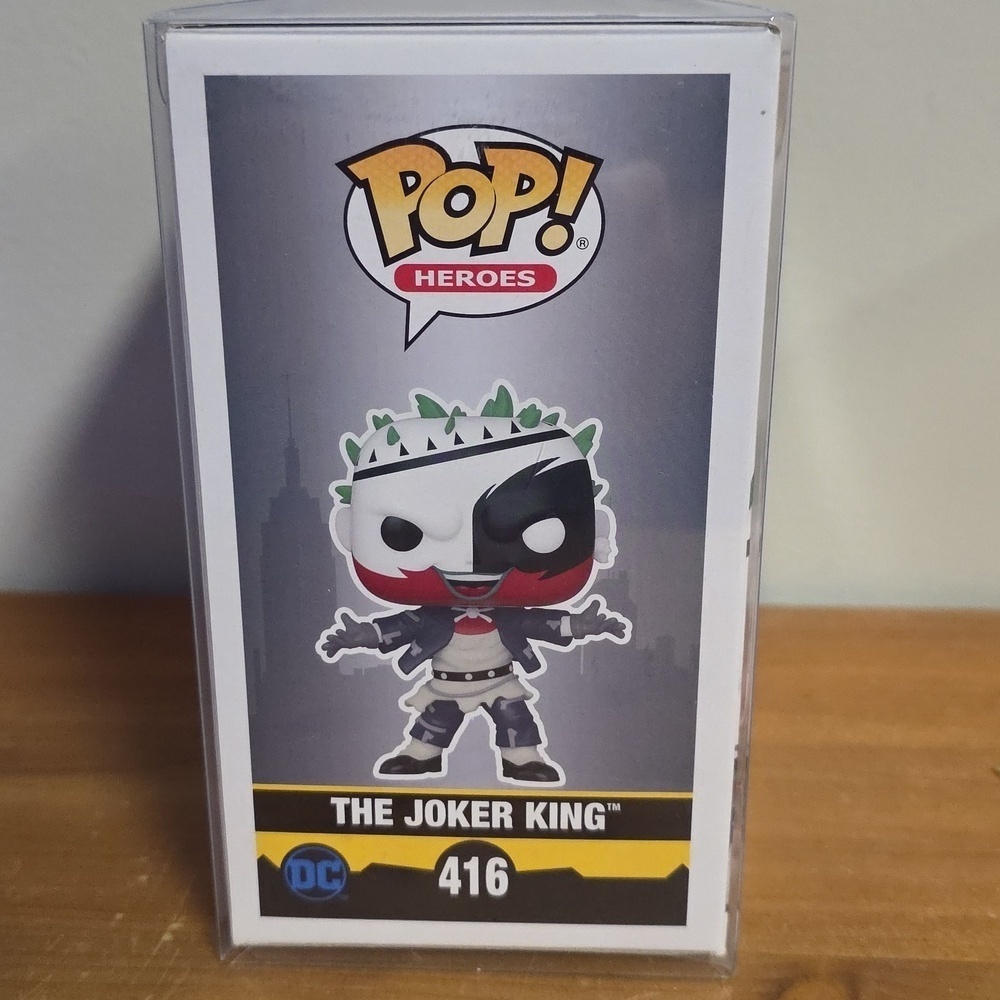 Funko Pop Heroes The Joker King Exclusive Figure Evend Exclusive Art Series - Picture 4 of 6